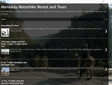 Tablet Screenshot of mandalaymotorbike.com